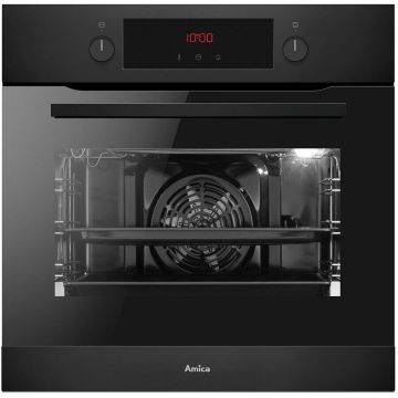 AMICA Cuptor incorporabil AMICA ED3759B FINE PYRO, electric, capacitate 65 L, 3600 W, Clasa A, temperatura 30°C - 280°C, Negru