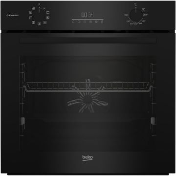 Beko Cuptor incorporabil BEKO BCBIS17300KSB, Electric, Autocuratare SteamShine, 72 l, Clasa energetica A+, 9 programe predefinite, negru