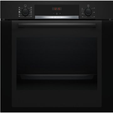 BOSCH Cuptor electric Bosch Serie 4 HQA334EB3, 71 l, 3400 W, incorporat, Negru