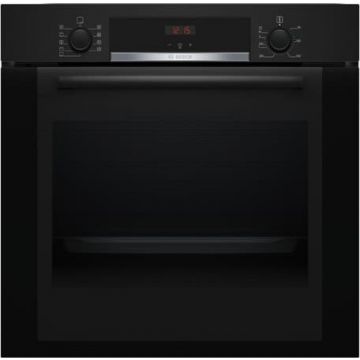 BOSCH Cuptor electric incorporabil Bosch Serie 4 HBA334EB3, 3400 W, 71 l, Actionat cu ventilator, Negru