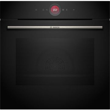 BOSCH Cuptor incorporabil Bosch Serie 8 HBG7341B2, electric, capacitate 71 L, 3600 W, Clasa A+, 14 functii, Negru