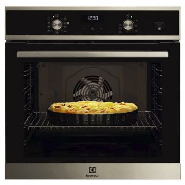 Electrolux Cuptor incorporabil Electrolux EOD5F71X, electric, SteamBake, 2990 W, capacitate 72 l, Clasa A, Gri / Inox
