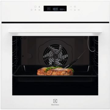 Electrolux Cuptor incorporabil Electrolux EOE7F31V, Electric, 72 l, Autocuratare catalitica, SenseCook, Afisaj digital, Control touch, Grill, Clasa A+, Alb