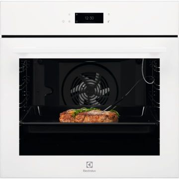Electrolux Cuptor incorporabil Electrolux EOE8P39WV, Electric, 72 l, Autocuratare pirolitica, Control touch, AssistedCooking, Conectivitate WiFi, Clasa A+, Alb