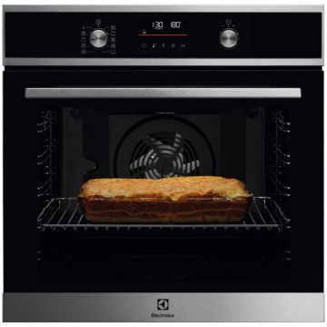 Electrolux Cuptor incorporabil Electrolux EOF6P76X2, Electric, 72 l, Autocuratare pirolitica, SurroundCook, Grill, Timer cu display electronic, Clasa A+, Inox