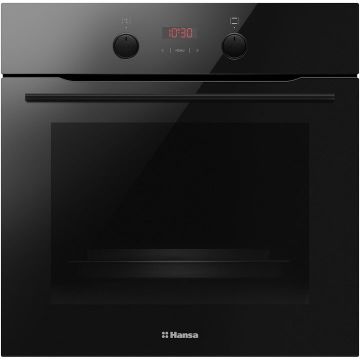 hansa Cuptor incorporabil Hansa Fusion II BOES68463, 65 l, Autocuratare Steam Clean, 8 functii, Grill, Convectie, Dezghetare, Clasa A, Negru
