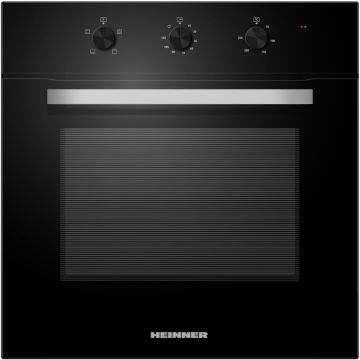 HEINNER Cuptor incorporabil Heinner HBO-M654G-GBK, Electric,70 l, Timer mecanic, Grill, Iluminare, Clasa A, Sticla neagra