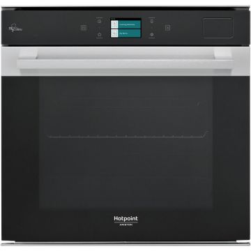 HOTPOINT Cuptor incorporabil Hotpoint FI9P8P2SHIXHA, Electric, 73 l, Curatare hidroliza, Display LCD Touch control, Soft Closing, Ghidaje telescopice, Negru/Inox