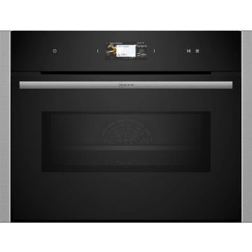 NEFF Cuptor compact cu microunde Neff C24MS31N0, N 90, 45 l, 60 x 45 cm, Otel inoxidabil