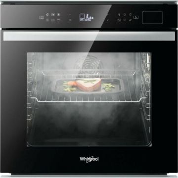 Whirlpool Cuptor electric incorporabil Whirlpool W6 OS4 4S2 P BL, pirolitic, 73 l, 3650 W, Negru