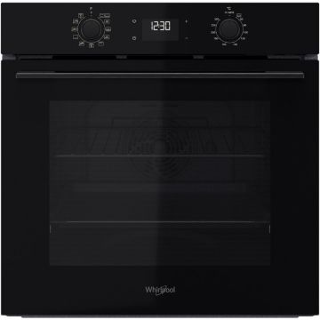 Whirlpool Cuptor incorporabil Whirlpool OMK58CU1SB, Electric, Multifunctional, 71 l, Autocuratare catalitica, Display, Clasa A+, Negru