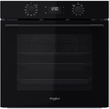 Whirlpool Cuptor incorporabil Whirlpool OMK58RU0B, Electric, Multifunctional, 71 l, Autocuratare pirolitica, Display, 12 programe, Clasa A+, Negru