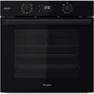 Whirlpool Cuptor incorporabil Whirlpool OMSR58RU1SB, Electric, Multifunctional, 71 l, Autocuratare pirolitica, Display, Gatire aburi - Gentle Steam, Clasa A+, Negru