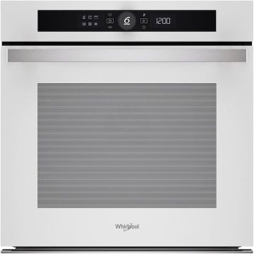 Whirlpool Cuptor incorporabil Whirlpool WOI4S8CM1SWA, Electric, 73 l, Autocuratare catalitica, Tehnologie al 6-lea simt, 8 programe, Casa A+, Alb