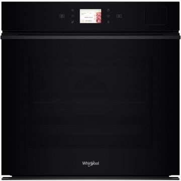 Whirlpool Cuptor incorporabil Whirlpool WOI9A8PT2SBA, Electric, 73 l, Autocuratare pirolitica, Tehnologie al 6-lea simt, Casa A+, Negru